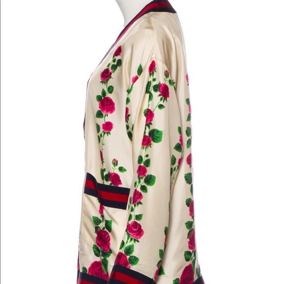 Gucci silk rose cardigan - Picture 3 of 4